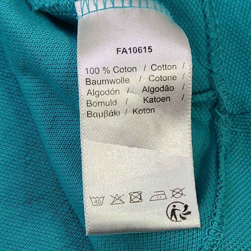 Lacoste Polo Shirt Mens Size 8 3XL Teal Short Sleeve Classic Fit Pique Alligator - Picture 5 of 6